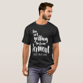 叫んでない！バーモントから来た私は大声で話す Tシャツ (正面フル)