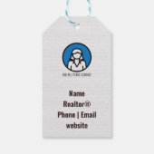 叫与えべ!不動産仲介業者ポップ・アートのバイの感謝ギフト ギフトタグ (裏面)