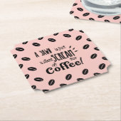 叫静かび ペーパーコースター (アングル)