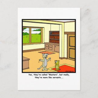 召使い：キャットマンガ ポストカード