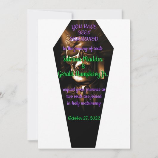 召喚された 招待状 (正面)