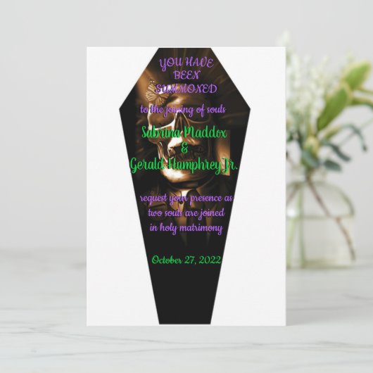 召喚された 招待状 (スタンド正面)