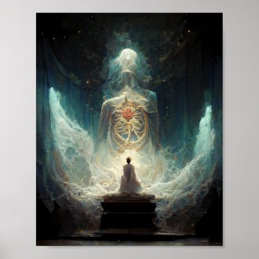 召喚ファンタジーSci-Fiアートポスター ポスター (正面)