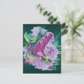 可塑化アートワニ、恋人ギフト、ヴィンテージギフト 招待状 (スタンド正面)