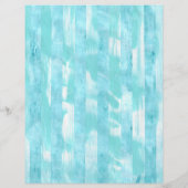 可変ストライプティール(緑がかった色)ターコイズスクラップブック紙 (裏面)