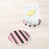 可変ストライプ/ピンクブラック コースター (側面)