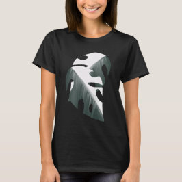 可変型モンステラホワイトハウスプラントプラント Tシャツ