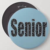 可変性の背景色の年長ボタン 缶バッジ (正面&裏面)