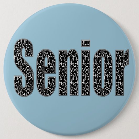 可変性の背景色の年長ボタン 缶バッジ (正面)