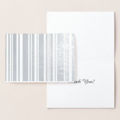 可変点々のある銀箔ストライプ品 箔カード (ディスプレー)