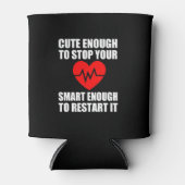 可愛いあなたのストップハート、おもしろいナースはco 缶クーラー (正面)