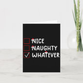 可愛いいけなクリスマス カード (正面)