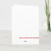 可愛いいけなバレンタインデー シーズンカード (裏面)