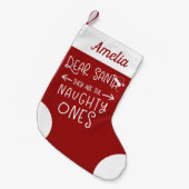 可愛いいけな奴だおもしろい スモールクリスマスストッキング (正面 (吊り時))