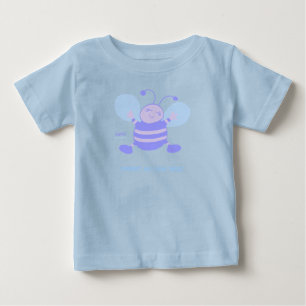 可愛いおもしろいおもしろいマンガボーイベビーTシャツ ベビーTシャツ