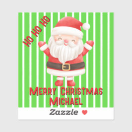 可愛いおもしろいかわいいサンタ漫画 シール