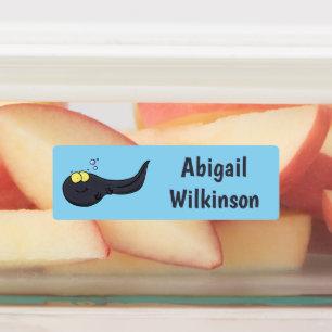 可愛いおもしろいのタダポールカトパーソナライズされたゥー ラベル