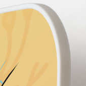 可愛いおもしろいふわふわ蜘蛛の漫画 ピックルボールラケット (左詳細)