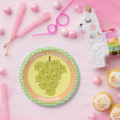 可愛いおもしろいぶどう懇親会漫画 ペーパープレート (パーティー)