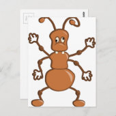 可愛いおもしろいアリ漫画 ポストカード (正面/裏面)