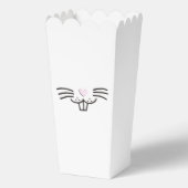 可愛いおもしろいイースター漫画の顔パーティー フェイバーボックス (裏面)