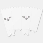 可愛いおもしろいイースター漫画の顔パーティー フェイバーボックス (見開き)