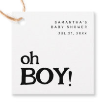 可愛いおもしろいオ・ボーイ・ベイビー・シャワー