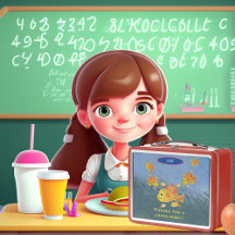 可愛いおもしろいガールズフィッシュランチペールパーソナライズ