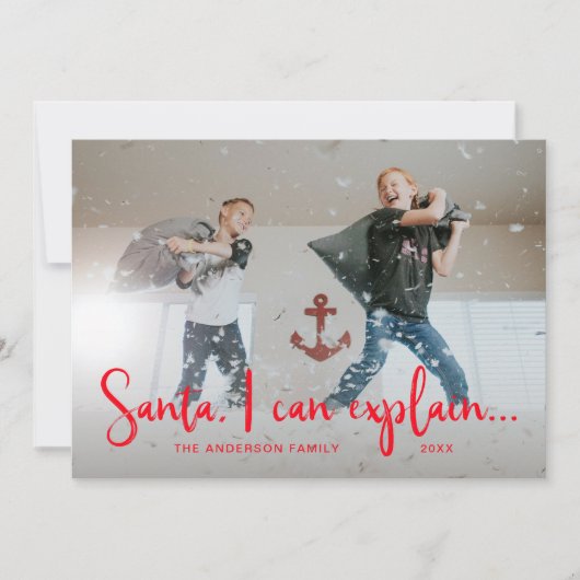 可愛いおもしろいクリスマスいけなカード シーズンカード (正面)