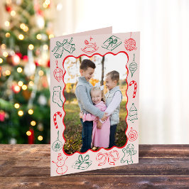 可愛いおもしろいクリスマスドードルズ写真 シーズンカード