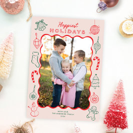 可愛いおもしろいクリスマスドードルズ写真 シーズンカード