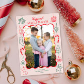 可愛いおもしろいクリスマスドードルズ写真 シーズンカード