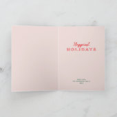 可愛いおもしろいクリスマスドードルズ写真 シーズンカード (内部)