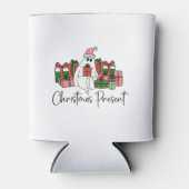 可愛いおもしろいクリスマス 缶クーラー (正面)