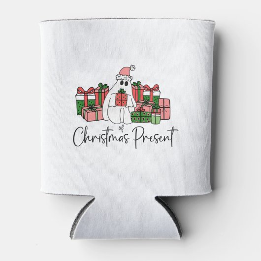 可愛いおもしろいクリスマス 缶クーラー (正面)