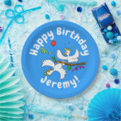 可愛いおもしろいコッカトゥーの鳥パーティー漫画 ペーパープレート (パーティー)