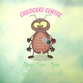 可愛いおもしろいゴキブリ漫画キャラクター ウィンドウサイン (シート3)