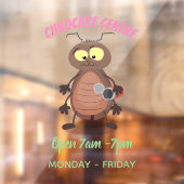 可愛いおもしろいゴキブリ漫画キャラクター ウィンドウサイン (シート2)