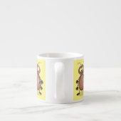 可愛いおもしろいゴキブリ漫画キャラクター エスプレッソカップ (裏面)