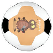 可愛いおもしろいゴキブリ漫画キャラクター サッカーボール (回転)