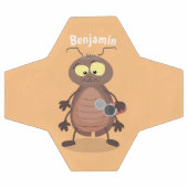 可愛いおもしろいゴキブリ漫画キャラクター サッカーボール (フラット)