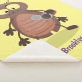 可愛いおもしろいゴキブリ漫画キャラクター シェルパブランケット (3/4)