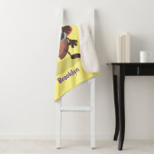 可愛いおもしろいゴキブリ漫画キャラクター シェルパブランケット (インサイチュ)