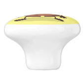 可愛いおもしろいゴキブリ漫画キャラクター セラミックノブ (側面)