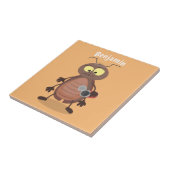 可愛いおもしろいゴキブリ漫画キャラクター タイル (側面)