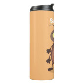 可愛いおもしろいゴキブリ漫画キャラクター タンブラー (回転左)