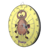 可愛いおもしろいゴキブリ漫画キャラクター ダーツボード (正面右)