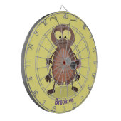 可愛いおもしろいゴキブリ漫画キャラクター ダーツボード (正面左)