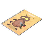 可愛いおもしろいゴキブリ漫画キャラクター ノートブック (左側)