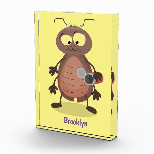 可愛いおもしろいゴキブリ漫画キャラクター フォトブロック (右)